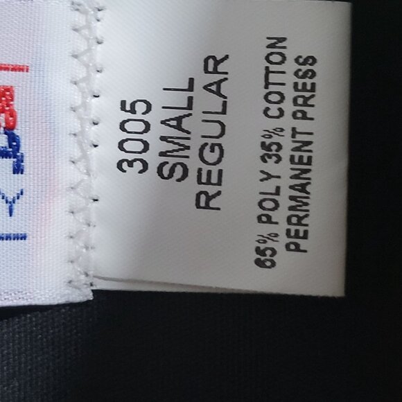 Work America Uniform Shirt Mens Small Button Front Long Sleeve Beige New - Picture 5 of 5